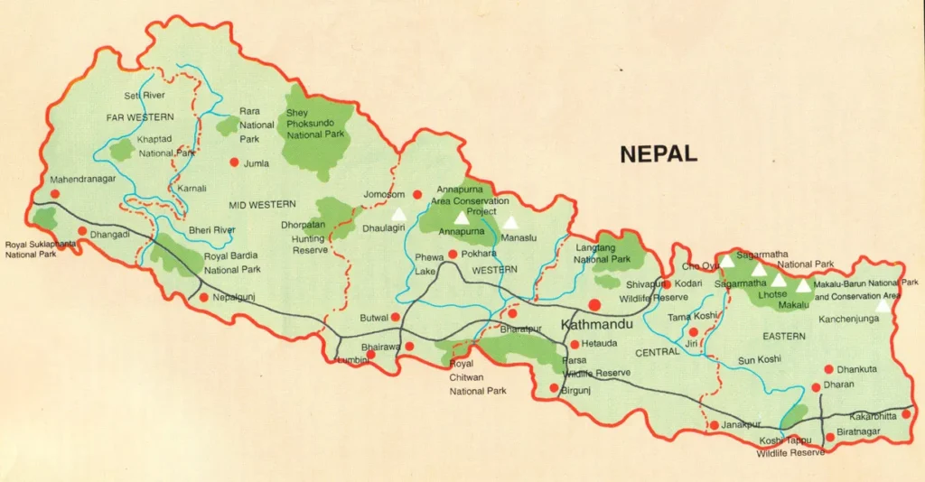 Nepal Map